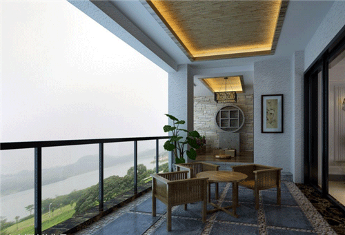 露天陽臺(tái)效果圖