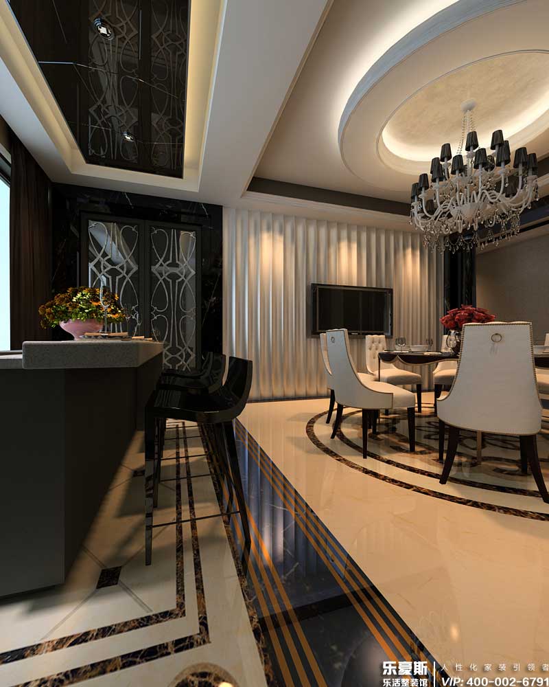 墅洋居禮200㎡四室四廳后現(xiàn)代風(fēng)格