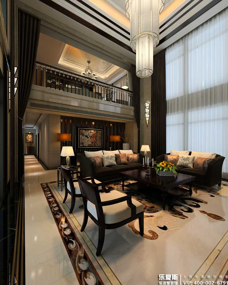 墅洋居禮200㎡四室四廳后現(xiàn)代風(fēng)格