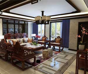 正定墅洋居禮別墅360㎡中式