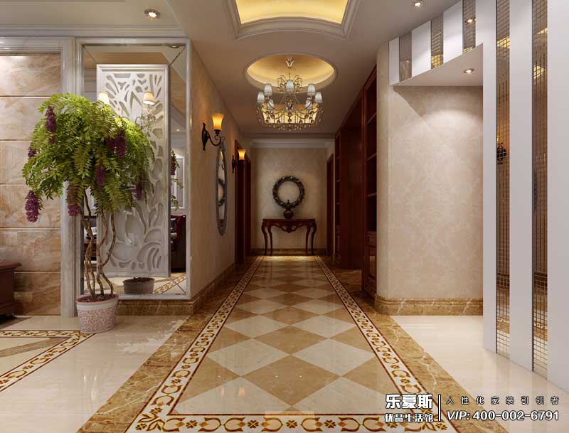 綠園小區(qū)165平米歐式風格裝修效果圖