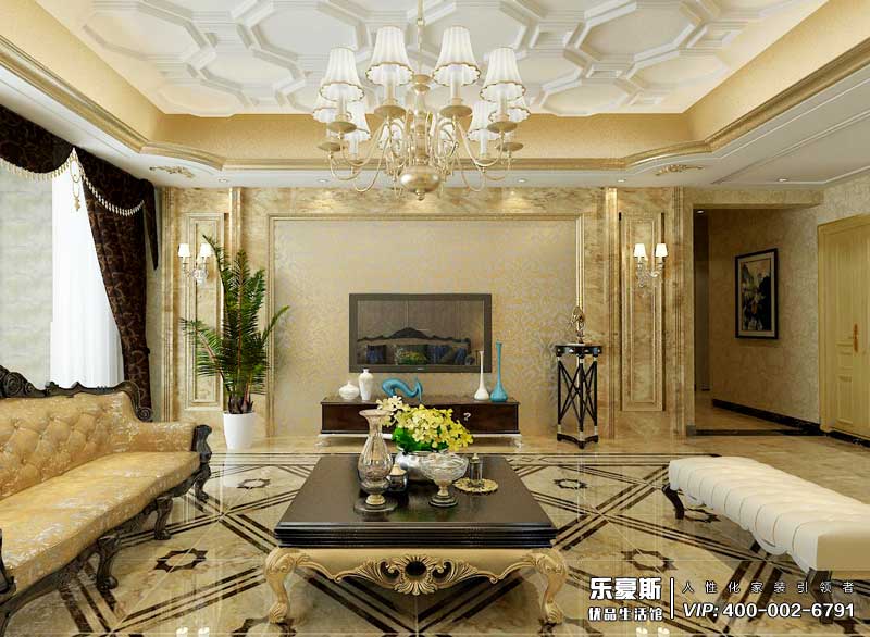 星河盛世350平米法式風(fēng)格裝修