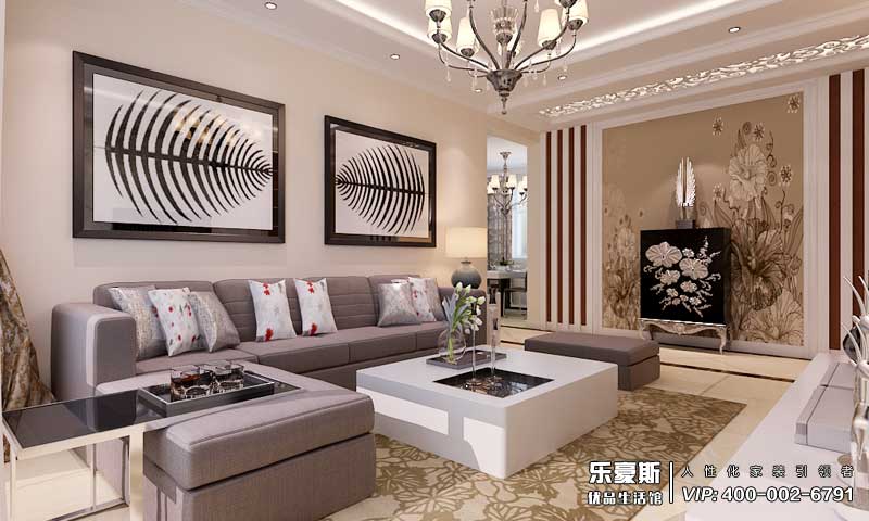 匯君城混搭風格裝修效果圖