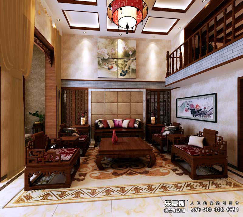 納帕溪谷中式風(fēng)格裝修效果圖