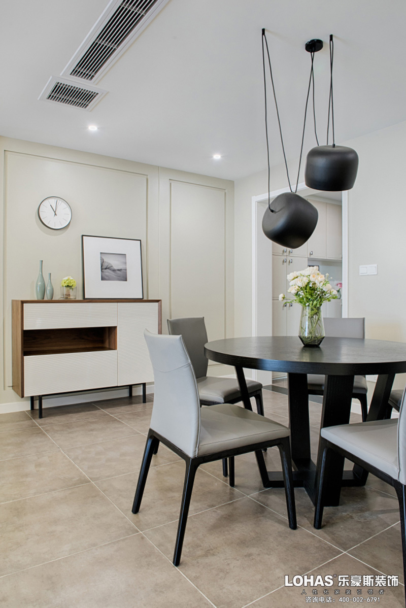 正定御河上院現(xiàn)代簡(jiǎn)約餐廳裝修