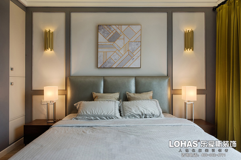 正定御河上院現(xiàn)代簡(jiǎn)約主臥裝修