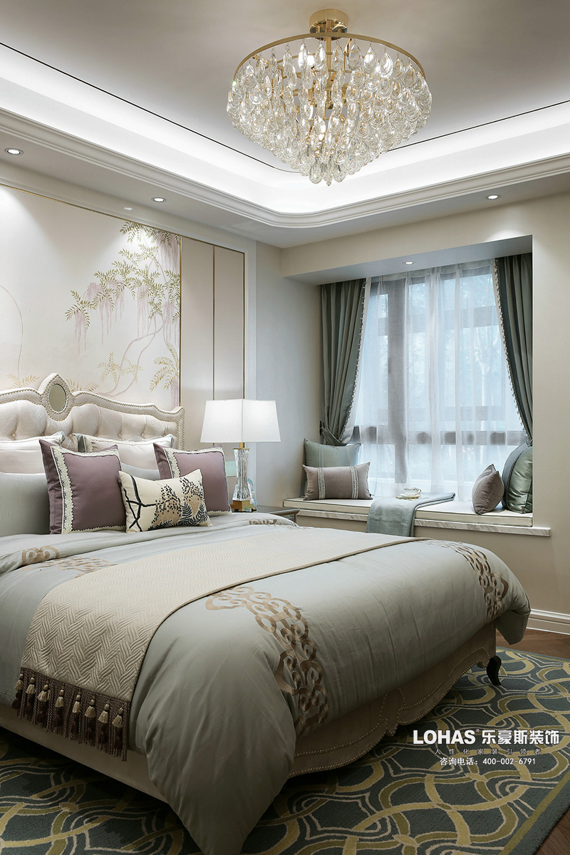 御河上院四室三廳裝修效果圖