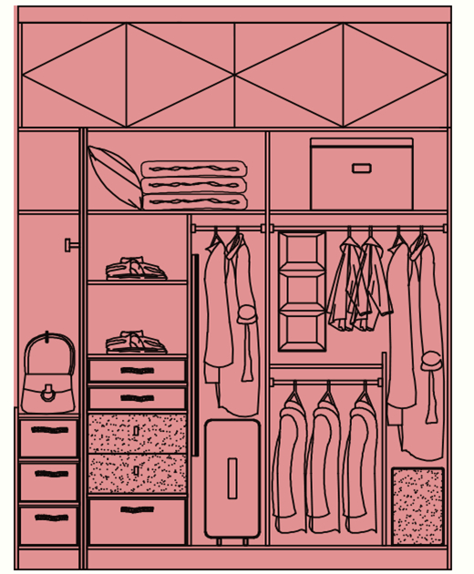 讓生活變得簡單起來 衣柜也有自己的生活方式