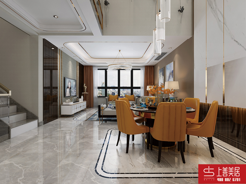 秀水名邸250平別墅現(xiàn)代輕奢