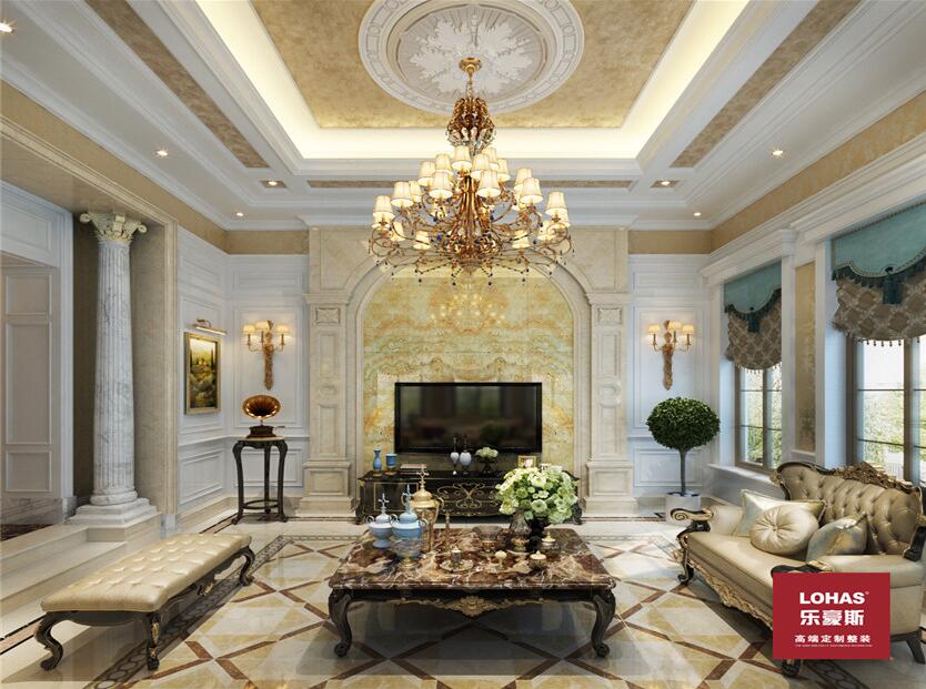 歐式裝修客廳吊頂