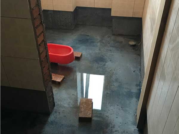 石家莊上善美居衛(wèi)生間閉水試驗(yàn)