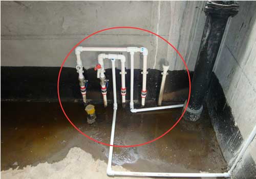 冷熱水管分區(qū)