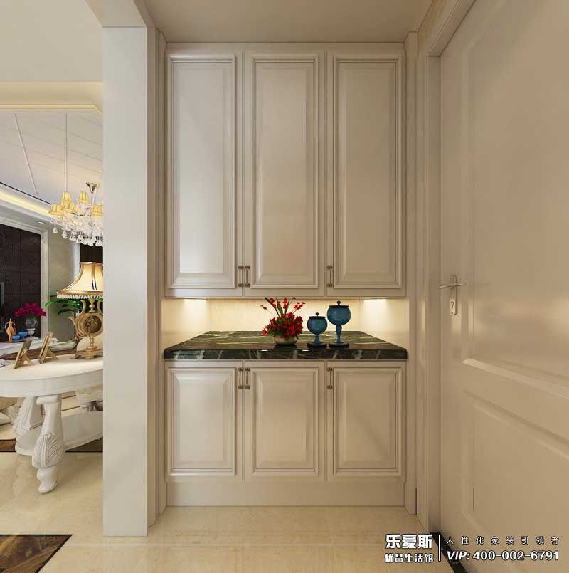 盛邦大都會139平米簡歐風格裝修效果圖