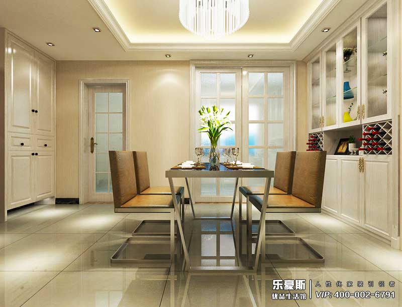 中廈御園125平米簡歐風(fēng)格裝修效果圖