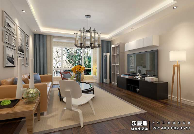 天海譽天下139平米北歐風格裝修效果圖