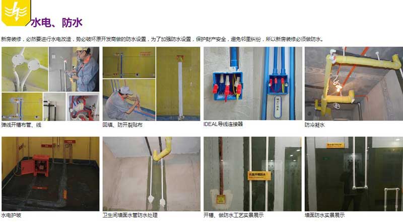 上善美居施工工藝及材料