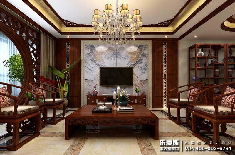 正定墅洋居禮360平米中式風(fēng)格裝修效果圖