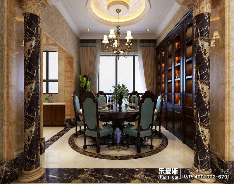 石家莊碧桂園240平米新古典風格別墅裝修效果圖