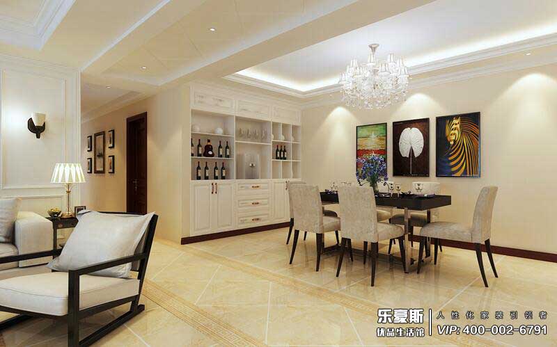 石家莊萬信花園220平米現(xiàn)代簡約風格裝修效果圖