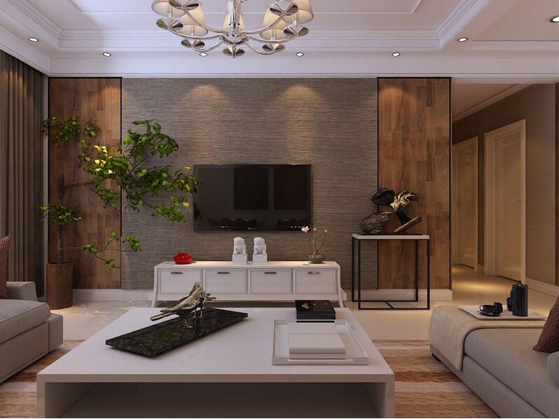 簡約電視墻裝修效果圖