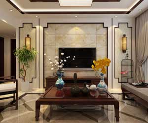 天山世界之門U米公園新中式風格裝修設計