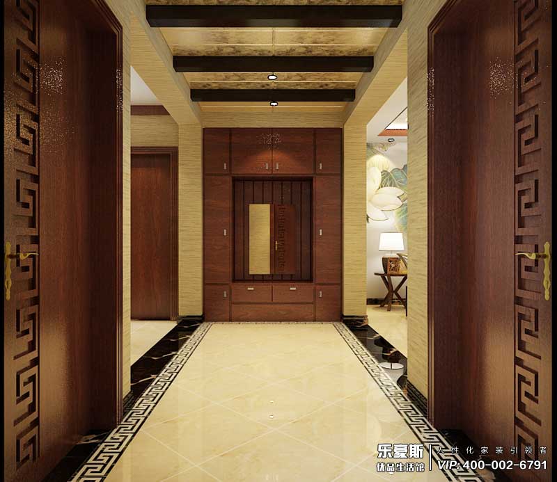 星湖國(guó)際花園中式風(fēng)格裝修