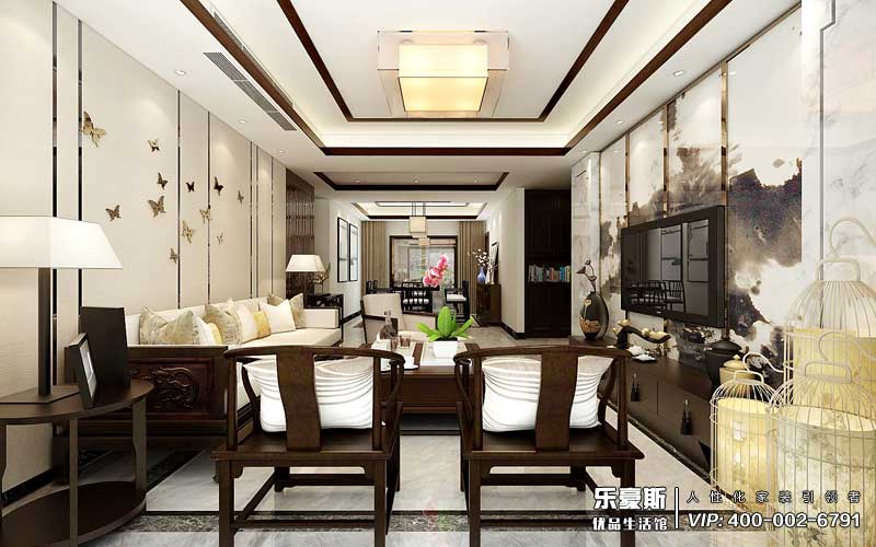 鑫界王府新中式裝修效果圖