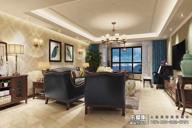 藍(lán)山國際美式風(fēng)格裝修設(shè)計(jì)