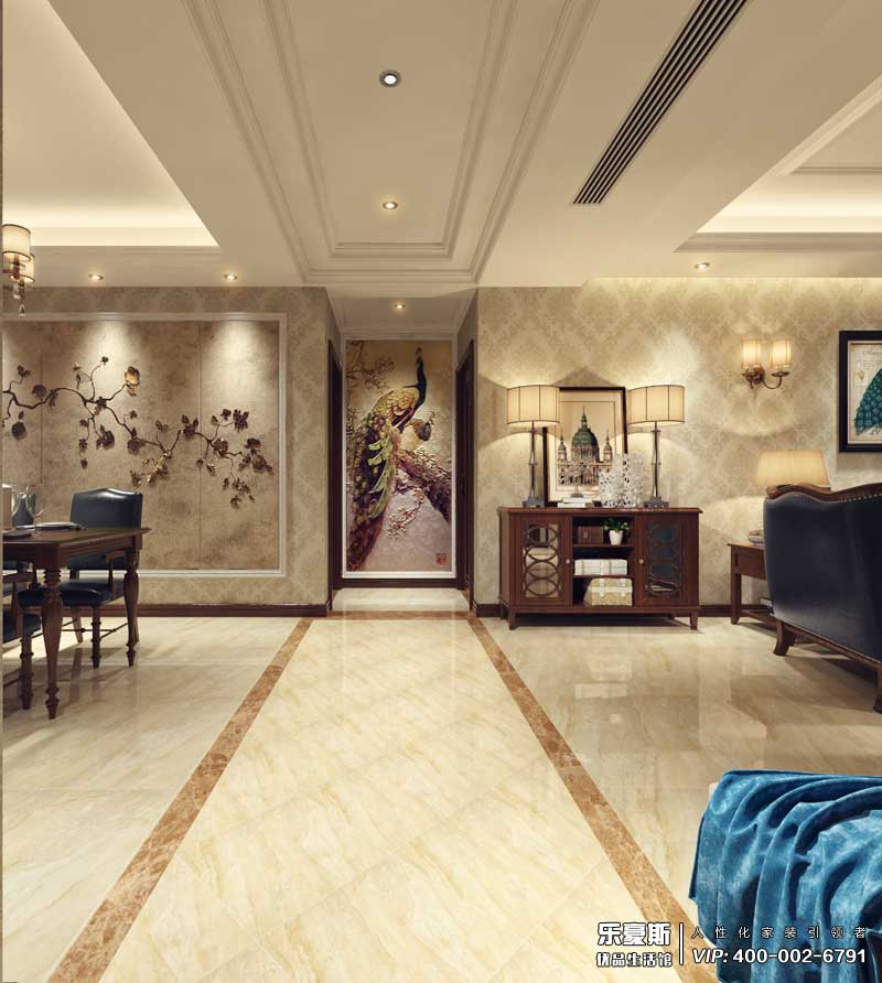 藍(lán)山國際美式風(fēng)格裝修設(shè)計(jì)