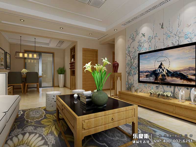 盛景八方簡中風(fēng)格裝修效果圖