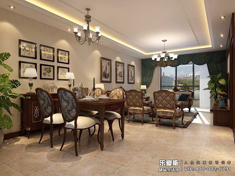 恒潤(rùn)時(shí)代廣場(chǎng)美式風(fēng)格裝修