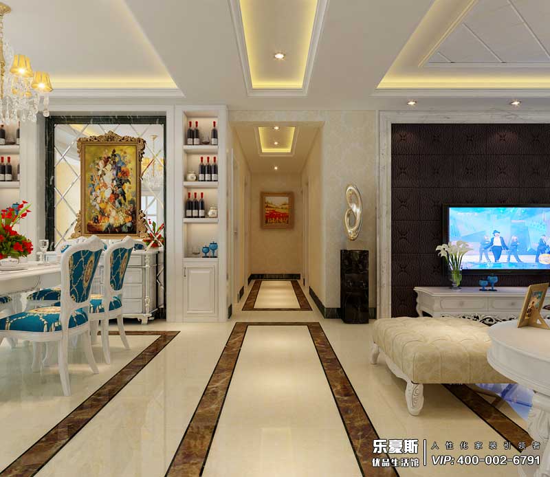 天山國賓一號(hào)簡歐風(fēng)格裝修效果圖