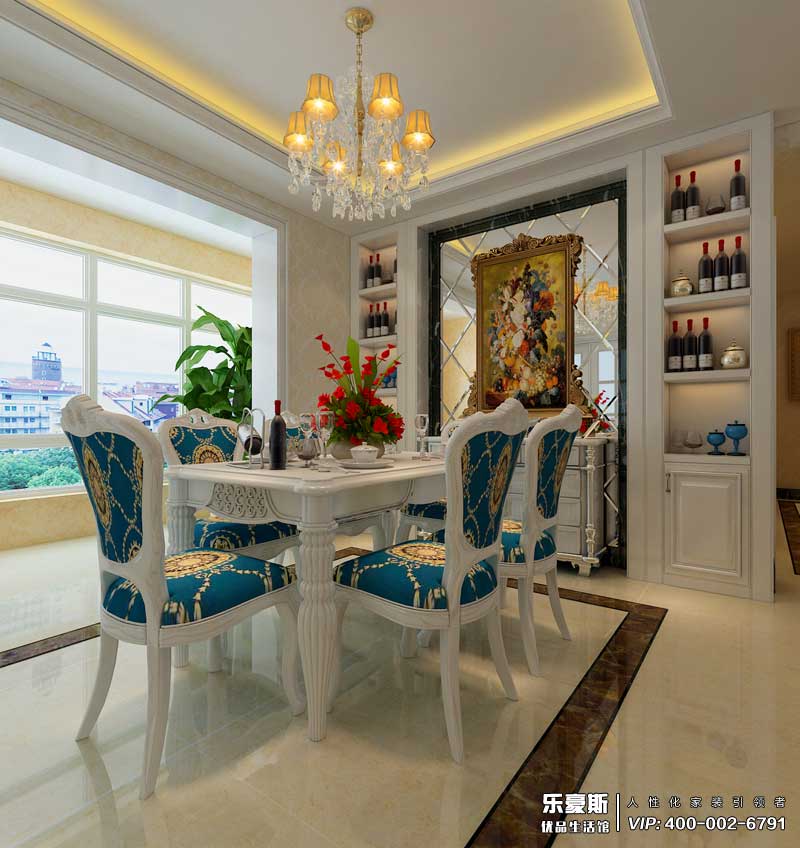 天山國賓一號(hào)簡歐風(fēng)格裝修效果圖