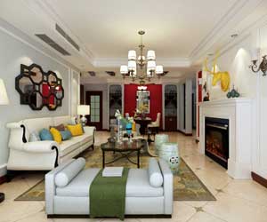 鑫界王府美式田園風(fēng)格裝修，超自然的田園風(fēng)