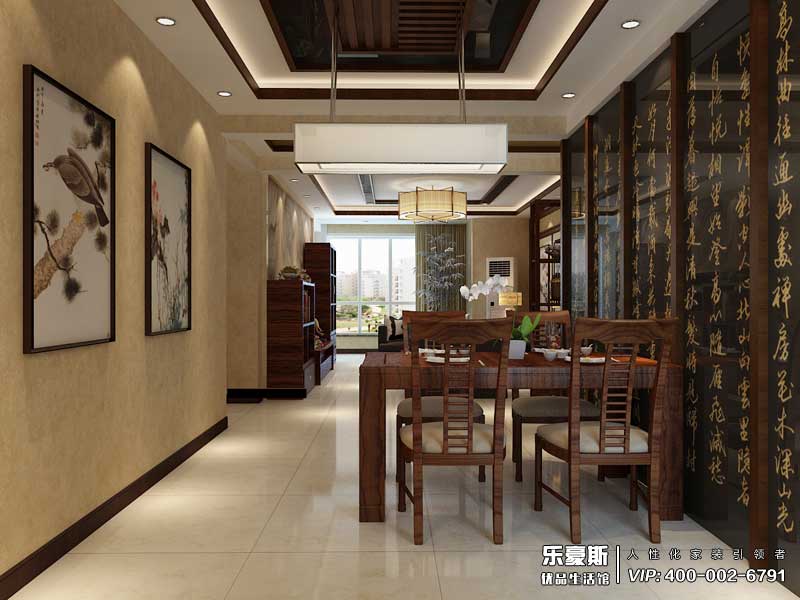 天山壹方中心新中式風(fēng)格裝修效果圖