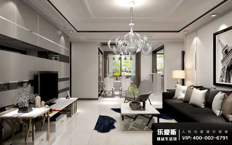 星湖國際花園現(xiàn)代裝修效果圖