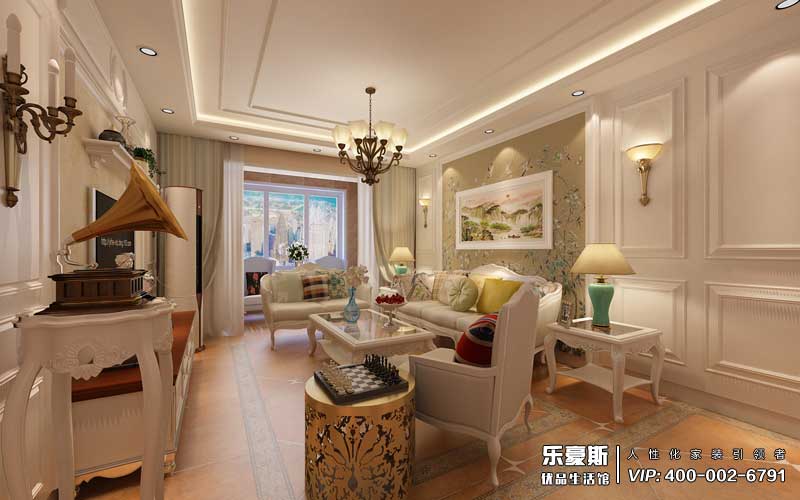 林蔭大院美式風(fēng)格裝修效果圖