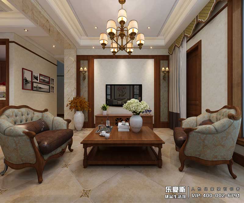 中儲七星公館美式風(fēng)格裝修效果圖