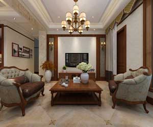 中儲七星公館美式風格裝修效果圖