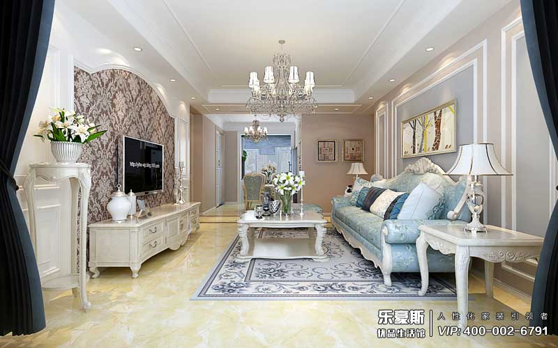 東勝紫御公園廣場美式風(fēng)格裝修