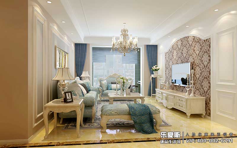 東勝紫御公園廣場美式風(fēng)格裝修