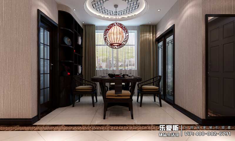 學府名城新中式風格裝修效果圖