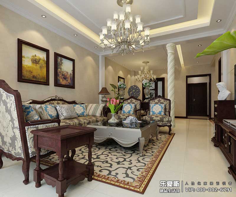 中儲(chǔ)七星公館歐式風(fēng)格裝修效果圖