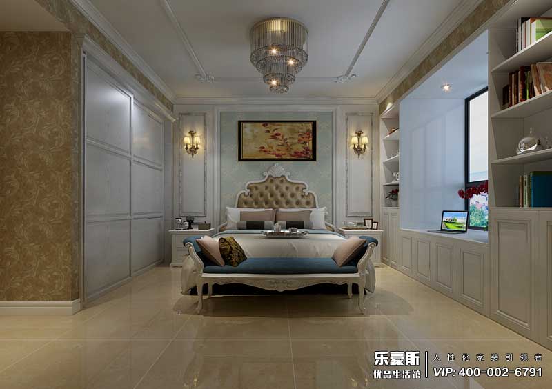 東勝紫御公園廣場法式風格裝修效果圖