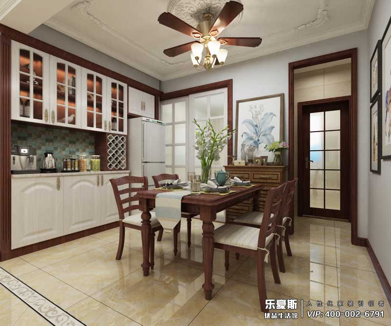 恒潤時代廣場美式風(fēng)格裝修效果圖