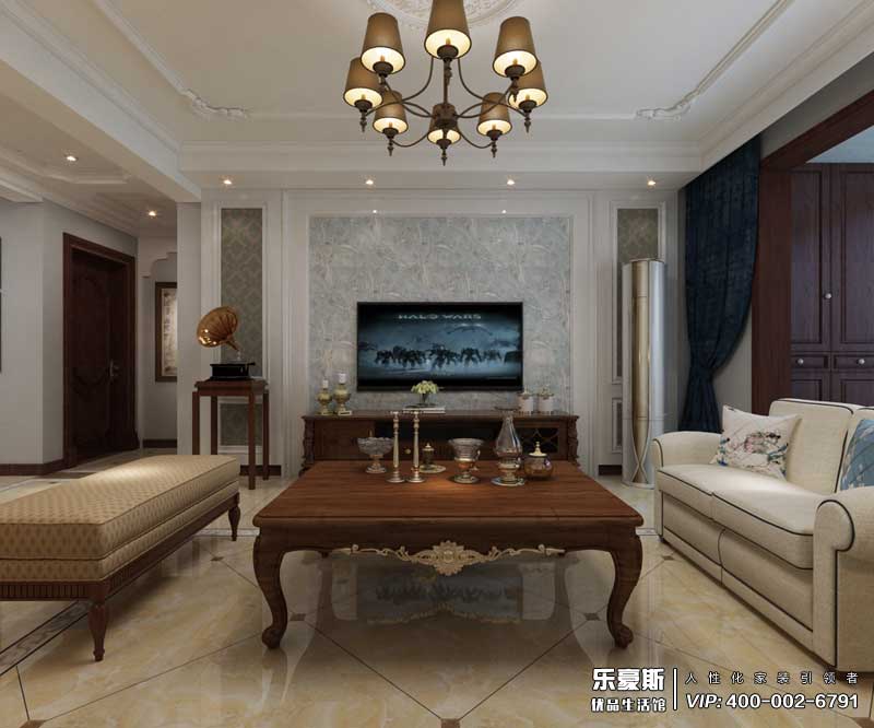 恒潤時代廣場美式風(fēng)格裝修效果圖