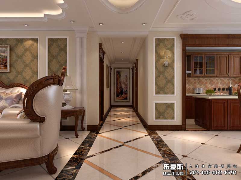 盛邦218平米美式風格別墅裝修效果圖