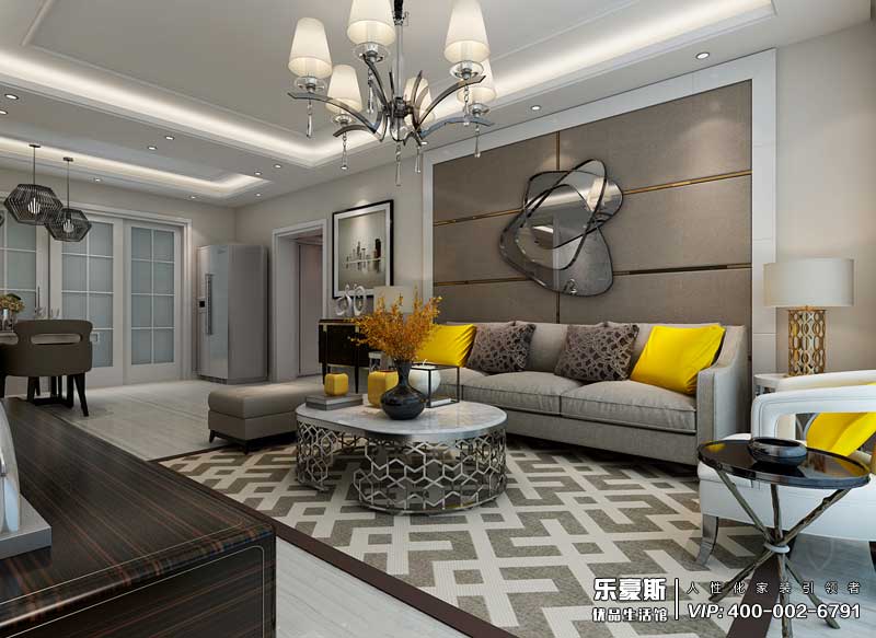 龍溪城現(xiàn)代簡約風(fēng)格裝修效果圖