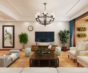 御河上院165平米美式風格裝修效果圖