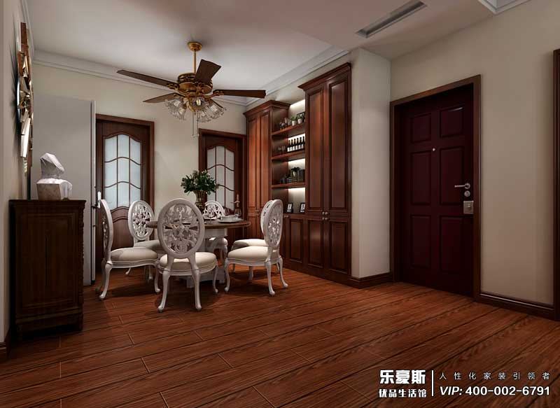 恒潤(rùn)時(shí)代廣場(chǎng)美式風(fēng)格裝修效果圖